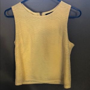 Yellow summer tank top